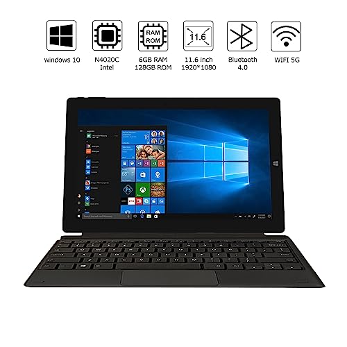11.6 inch 2-in-1 Tablets Laptops with Removable Keyboard