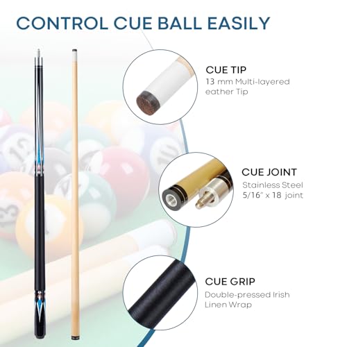 58" Billiard Cue Sticks