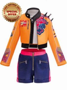 Atorcher Rumi Costume for kids Pop Singer Costume Halloween Role Play Outfit for Girls