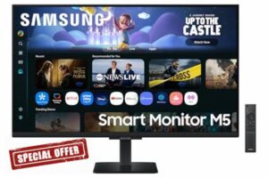 Samsung LS32FM500EUXXU 32" Full HD HDR10 Smart Monitor with Speakers - 1920x1080