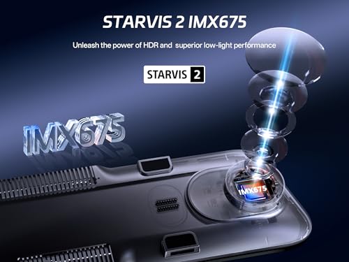 5.8GHz WiFi Mirror Dash Cam Front and Rear