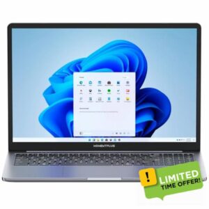MOMENTPLUS VIE16 16" Laptop | 16GB DDR4 512GB NVMe SSD | Laptops Computer with N95 Processor (Up to 3.40 GHz) | Backlit Keyboard | TYPE-C | Wi-Fi 5 | Bluetooth 5.0 | 2xUSB 3.0 | Webcam