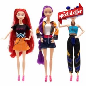 K-pop Demons Merch Toys: 11.5" Articulated Action Figure Dolls
