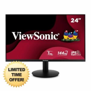 ViewSonic VA24G1-H 24 inch Monitor 1080p Full HD