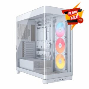 CORSAIR FRAME 4500X RS-R ARGB Panoramic Glass Mid-Tower PC Case – InfiniRail Mounting System