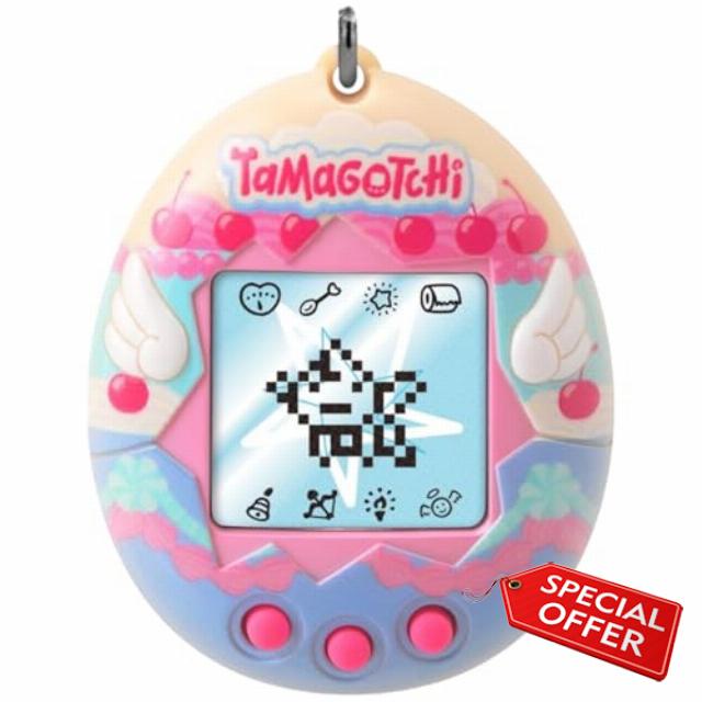 Bandai Tamagotchi Original Angel Cake Digital Pet | Nurture And Raise The Original Electronic Pet | Japanese Kids Toys For Girls And Boys Make Great 90s Retro Gifts