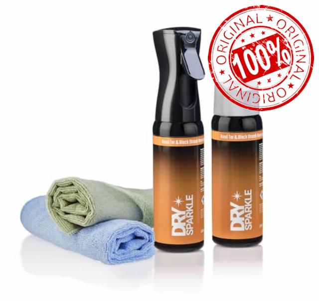 DrySparkle Road Tar and Black Streak Remover for Cars