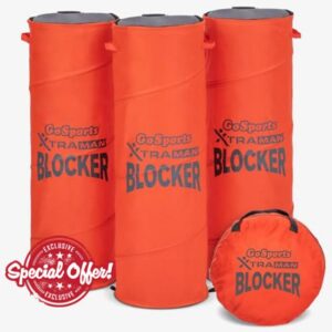 GoSports XTRAMAN Blocker Pop-Up Defenders 3 Pack - Regular Size Multi-Sport Blocking Dummy - Training Equipment for Basketball