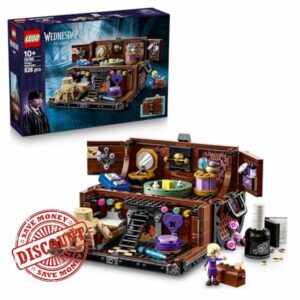 LEGO Wednesday Thing's Apartment - Play & Display Toy with an Enid Mini Doll and Thing Figure plus Accessories - Gift for 10+ Year Old Girls
