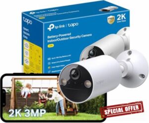Tapo TC82 2K Battery Security Camera Outdoor Wireless