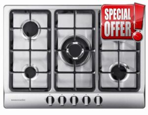 RMB70HPNGFSS 70cm Gas Hob