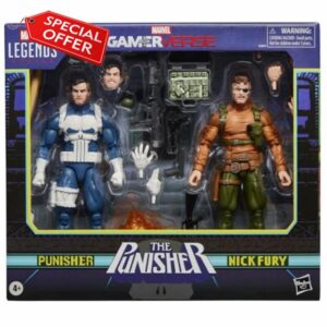 Marvel Legends Series Gamerverse Punisher and Nick Fury Action Figure Collectibles