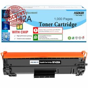 142A W1420A Toner Cartridge ( 142X W1420X )[with Chip] Compatible for HP LaserJet M110 M110w MFP M139 M139w M140 M140w Printe