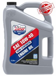 Lucas Oil Semi-Synthetic 10W-40 Engine Oil - 5 Litre