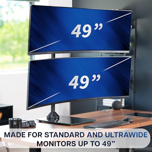 Extra Tall Adjustable Mount for 2 Ultrawide Screens up to 49 inches