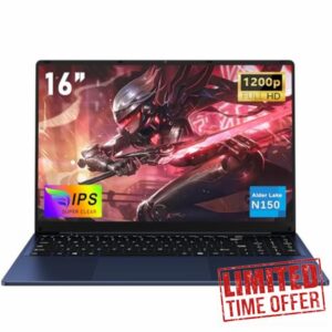 16 Inch Gamer Laptop Processor N150 (1.2 to 3.6GHz)