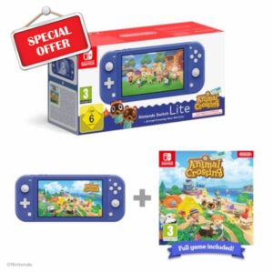 Nintendo Switch Lite (Blue) + Animal Crossing New Horizons