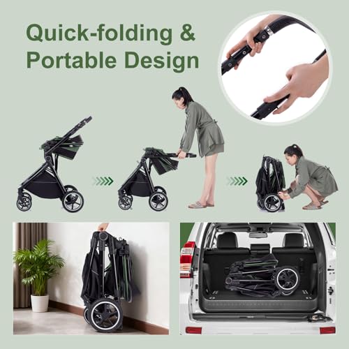 Travel Pram with Rain Cover