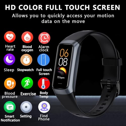 Activity Tracker with 1.1" AMOLED Touch Color Screen