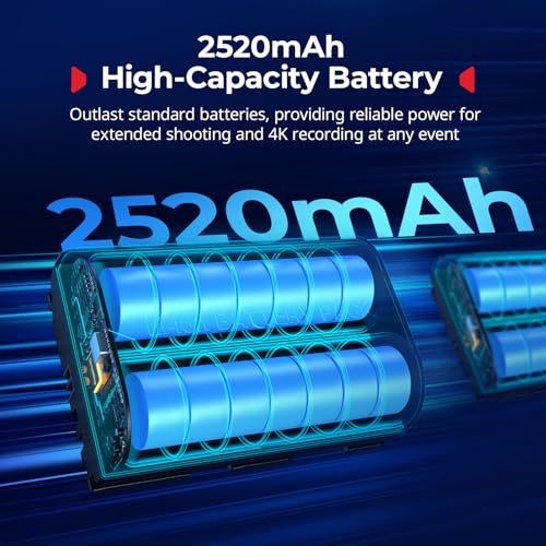2520mAh Battery with Dual-Slot Fast Charging