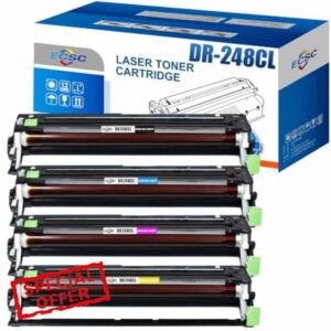 ECSC DR248XL Drum Unit Replacement For Brother DR248XL Drum Unit - Compatible with Brother DCP-L3515CDW DCP-L3520CDW DCP-L3520CDWE DCP-L3527CDW DCP-L3555CDW DCP-L3560CDW HL-L3215CW HL-L3220CW (4-Pack)