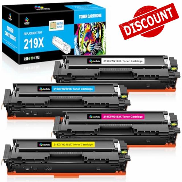 LeciRoba 219X for HP W2190X 219A W2190A toner for HP Color LaserJet Pro MFP 3302FDW 3302SDW 3302FDN 3302FDNG 3302FDWG 3302SDWG Color LaserJet Pro 3202DN 3202DW Printer (with chip