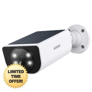 AOQEE Security Camera Outdoor Wireless Solar - 2K CCTV Camera Systems