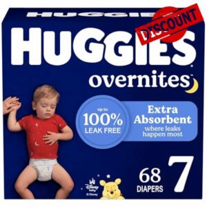 Huggies Size 7 Overnites Baby Diapers: Overnight Diapers