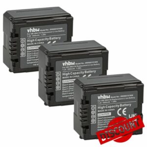 hbw 3x Battery compatible with Panasonic HDC-HS20