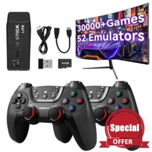 Forlarme M22 Retro Game Console –Support to with 30000+ Classic Games