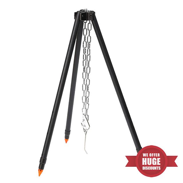 Fire Pit Tripod - Campfire Tripods | Bbq Tri Pod Rack Fires | Barbecue Cooking Grills | High Temperature Cookings | Camping Camp Firre Trispod With Chain For Family Outings Campings