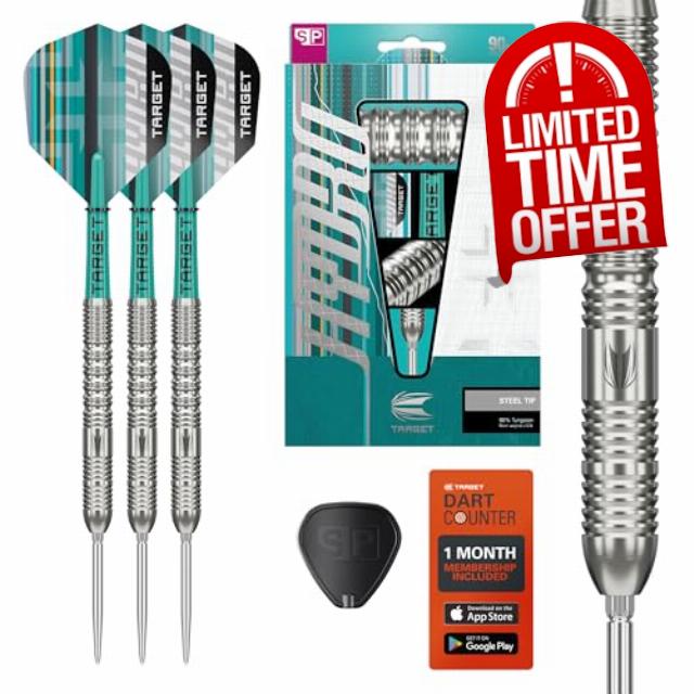 TARGET Darts Hydro Steel Tip Dart Set