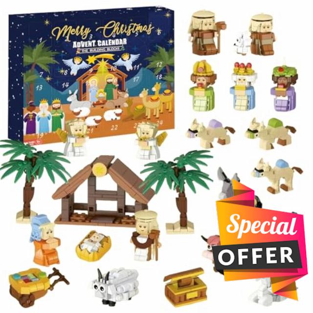 Advent Calendar 2026 Christmas Building Set