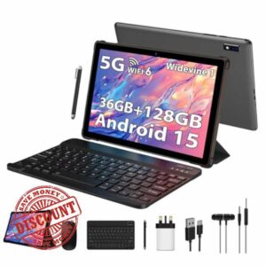 LINROM Tablet 10 inch Android 15