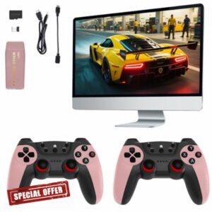 Sentk Wireless Retro Video Game Console - Plug & Play TV Video Gaming Stick,8K HDMI Output