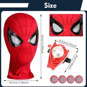 Hero Mask for Children and Spider Launcher Glove