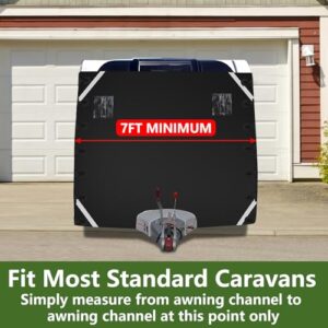 220x180cm Waterproof Oxford Cloth Travel Cover Accessories with Reflective Strips