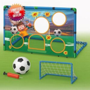 Toyana Kids 2in1 Football Goal Post (89x66cm) with Target Sheet