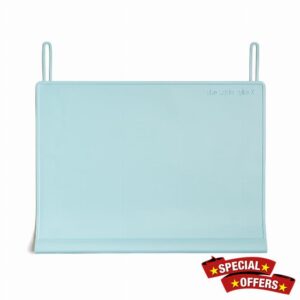 The Table Tyke Table Tyke Placemat XL Silicone Baby Placemat with Teething Edge Bumper - Waterproof Toddler Table Mat for Eating
