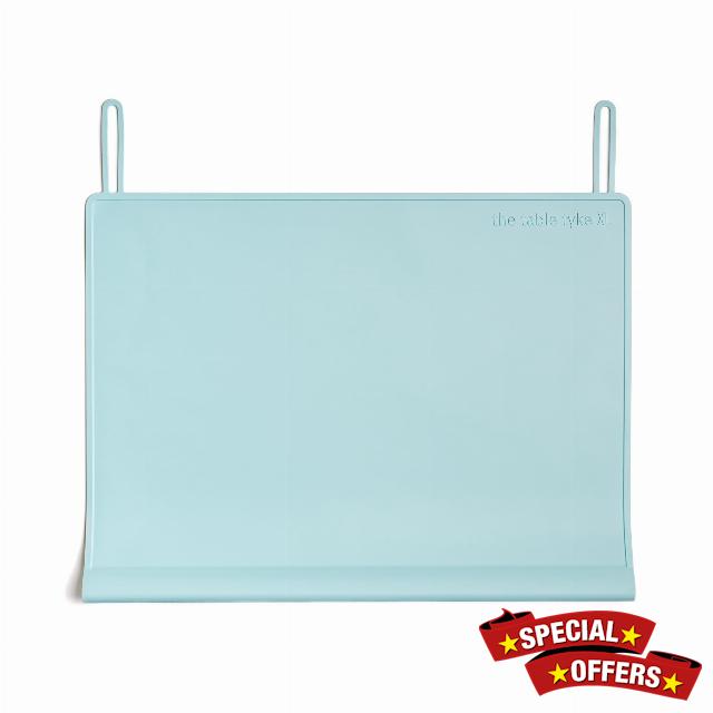 The Table Tyke Table Tyke Placemat XL Silicone Baby Placemat with Teething Edge Bumper - Waterproof Toddler Table Mat for Eating