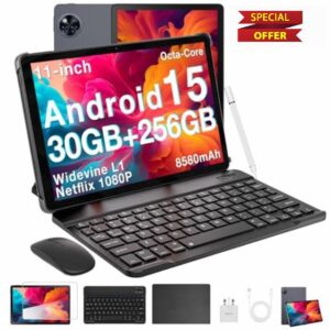 DOOGEE U11 Pro Android 15 Tablet 11 Inch - 2025 Newest Android Tablets 30GB+256GB/2TB