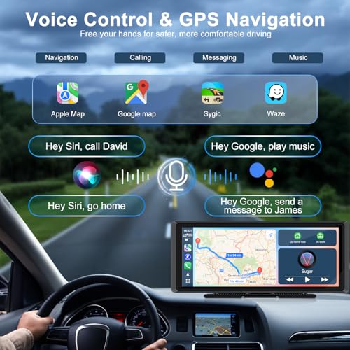 GPS Navigation/Voice Control/Mirror Link/Bluetooth/AUX/FM