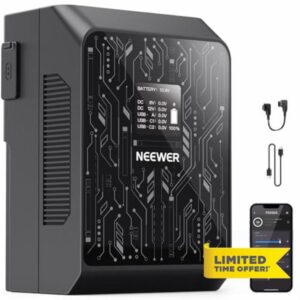 NEEWER Mini V Mount Battery Smart APP Control