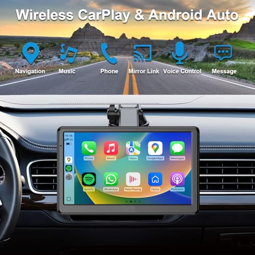 7 Inch Portable Car Stereo with HD Touch Screen