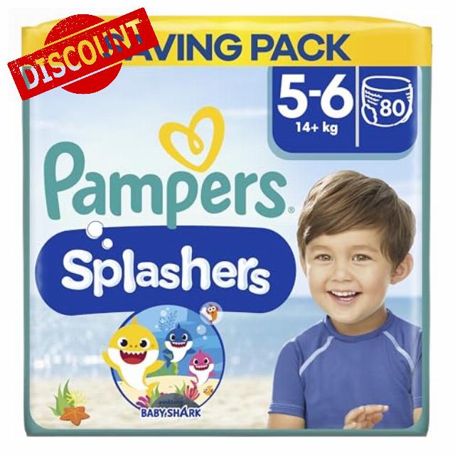 Pampers Splashers Baby Shark Edition Size 5