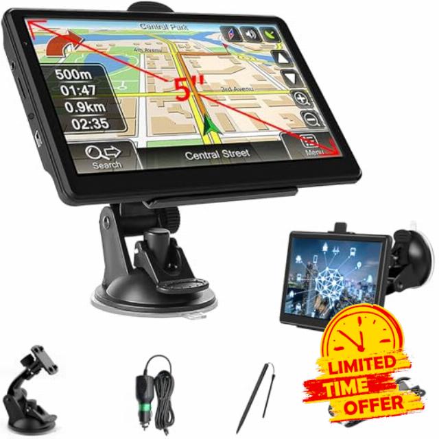 5 Inch Sat Navs