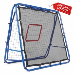 Trsaow 3.3x3.3ft Football Goal pop up football goals for kids Portable football training garden goals for kids Double-sides Rustproof Outdoor playing nets/goal with Target for sports games