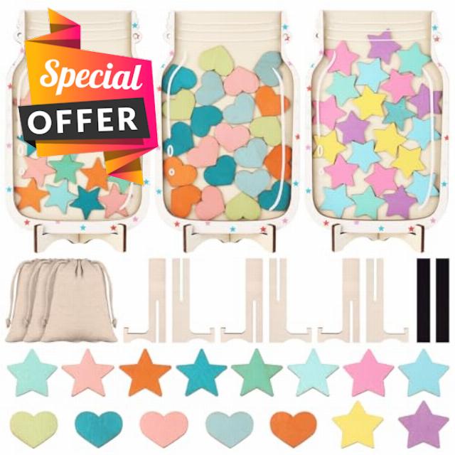 3 Pack Magnetic Reward Jars