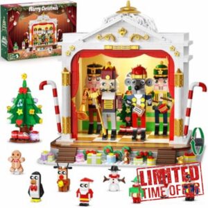 2025 Christmas Nutcracker Theater Building Set with Light