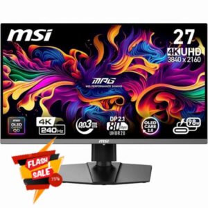MSI MPG 272URX QD-OLED 27-Inch 4K UHD Gaming Monitor